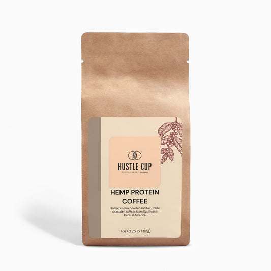 Hemp Protein Coffee - Hustle Cup