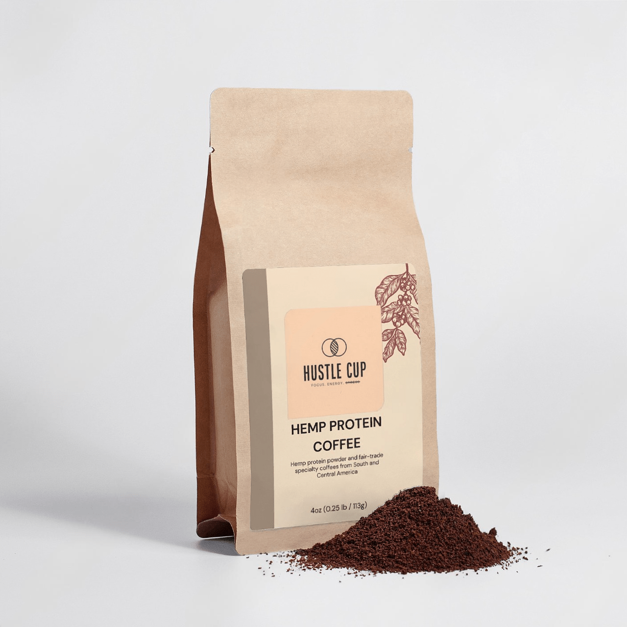 Hemp Protein Coffee - Hustle Cup